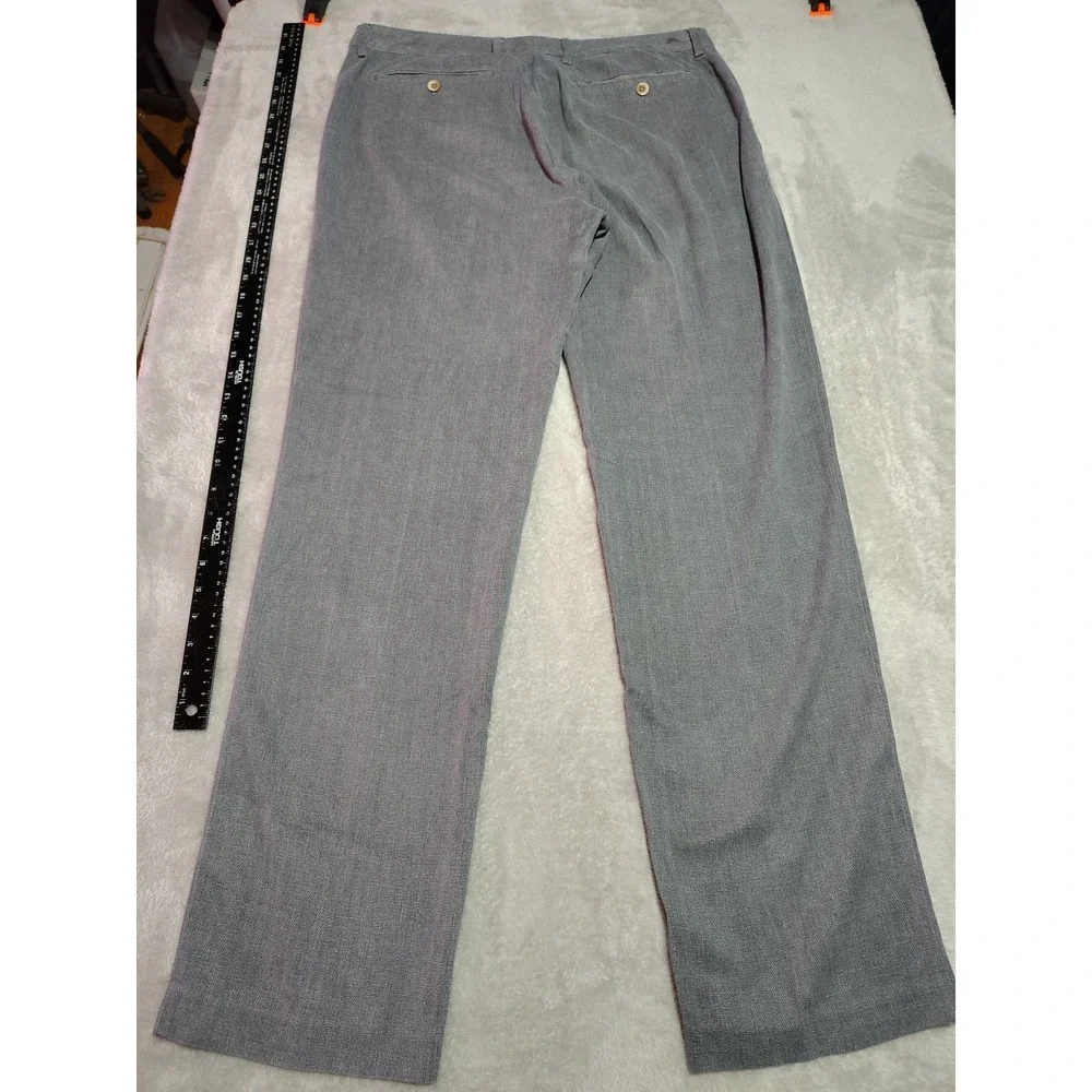 Tommy Bahama Chino Pants Men 36/33 Lite Black 90 Silk/10 Cotton Date‎ Work City